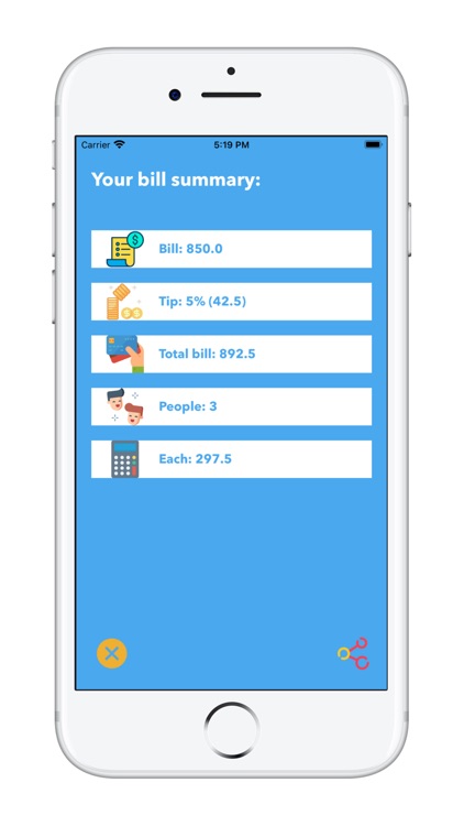 WeDivide - Billing calculator