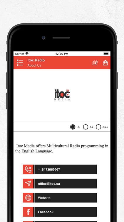 Itoc Radio screenshot-4