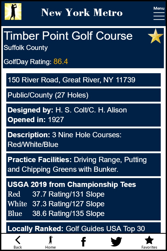 GolfDay New York Metro screenshot 4