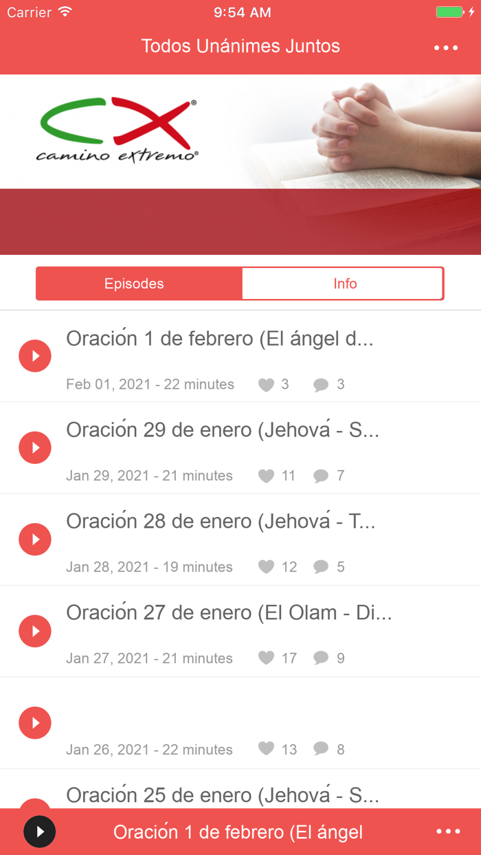 Oración CX