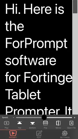 Game screenshot ForPrompt Prompter apk
