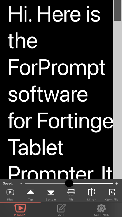 ForPrompt Prompter screenshot 2