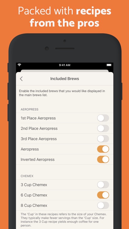 Brew Timer - Coffee Recipes screenshot-4