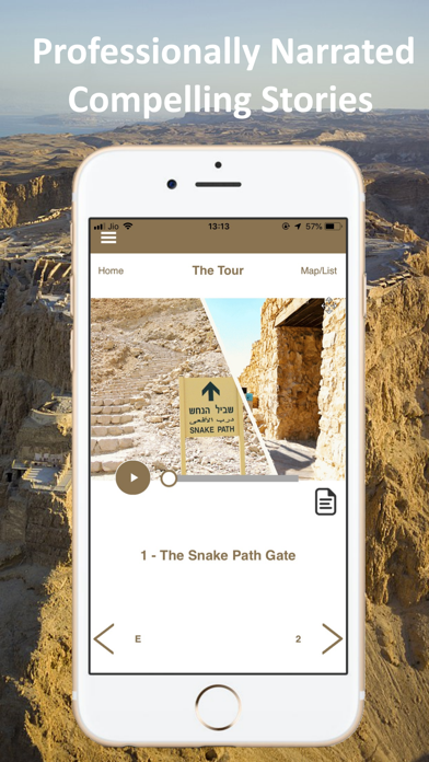 Masada Fortress Tour Guide screenshot 4