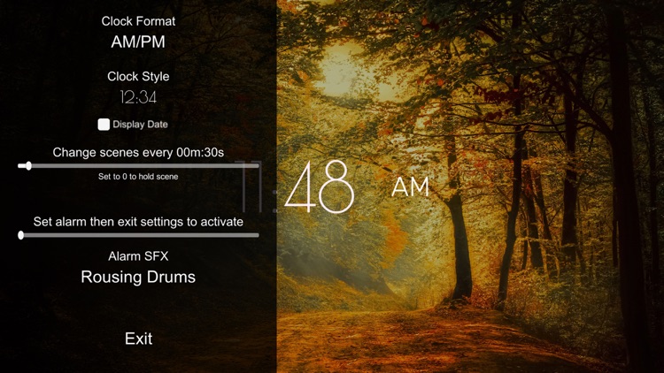 Autumn Clock HD screenshot-3