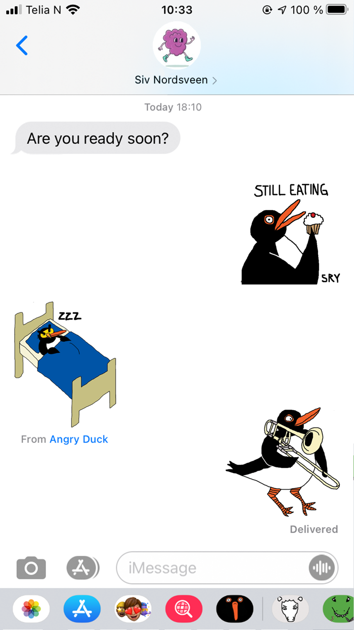 Angry Duck Lardy Oystercatcher