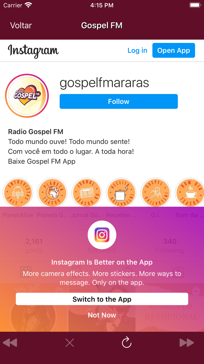 GOSPEL FM APP.