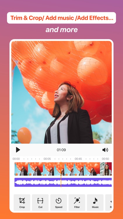 Cut Videos: Edit & Trim Video screenshot-3