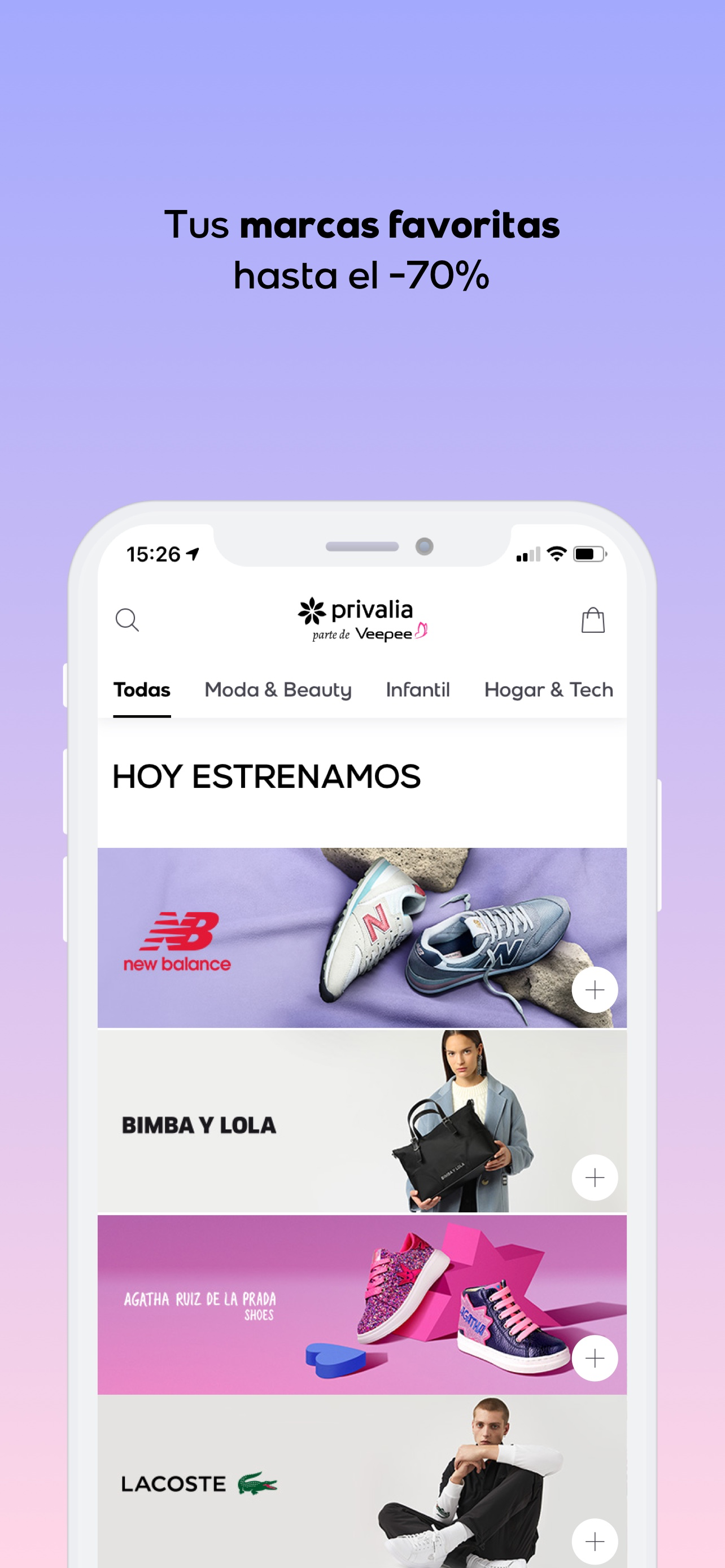 Privalia - Outlet marcas Overview Apple App Store - Spain