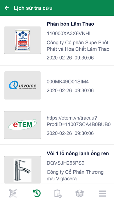 eTEM 4.0 tra cứu hàng thật/giả screenshot 3