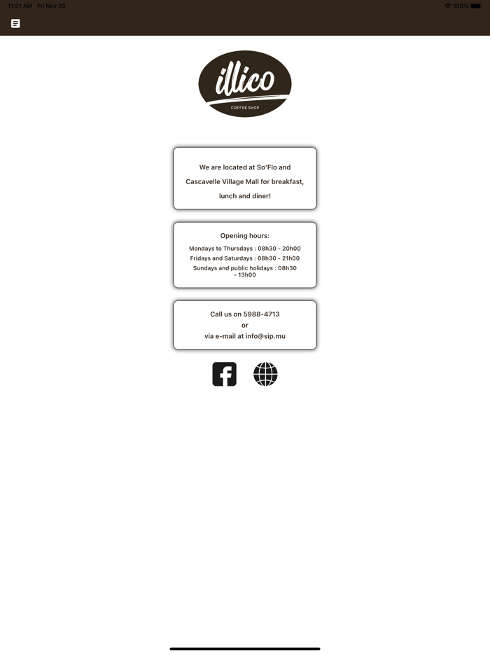 Illico Loyalty Card