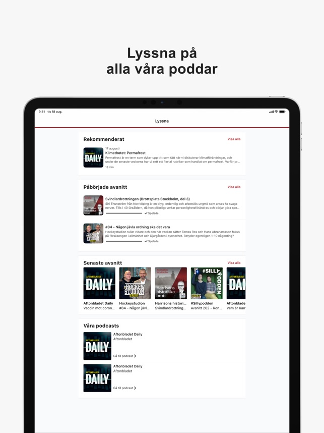 Aftonbladet Nyheter i App Store