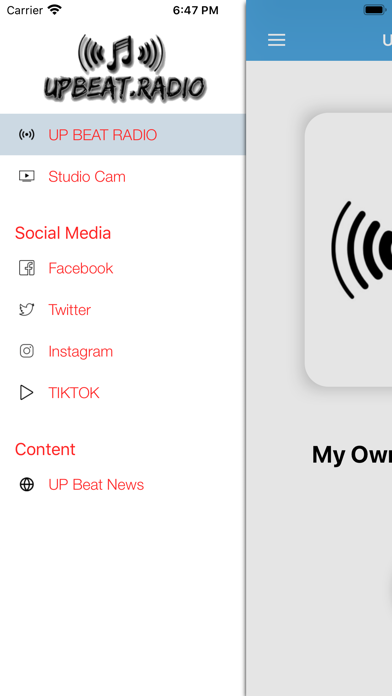 Up Beat Radio screenshot 2
