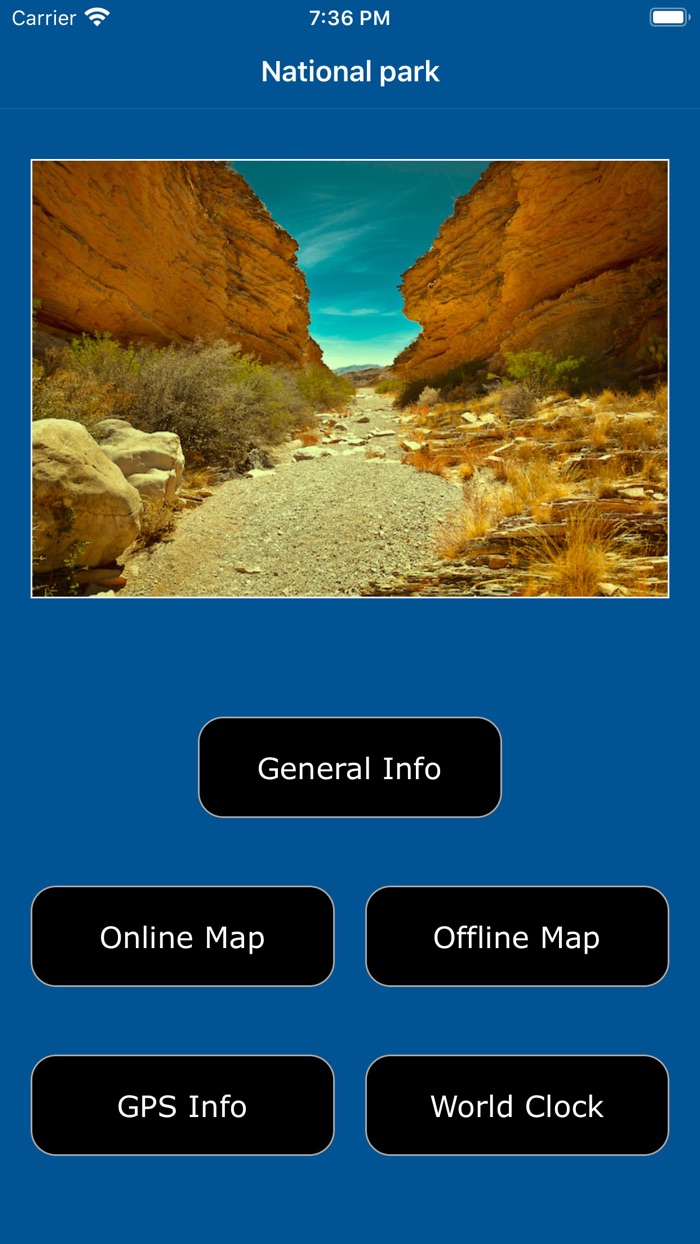 Big Bend National Park Map