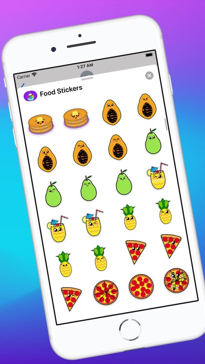 Lovely Food Stickers! screenshot-3