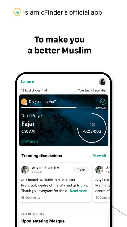 Athan: Prayer Times & Al Quran screenshot-0