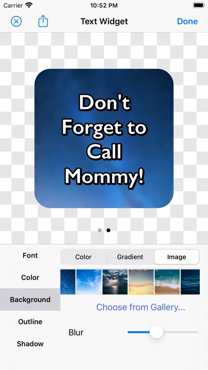 Text Widget on Home Screen screenshot-5