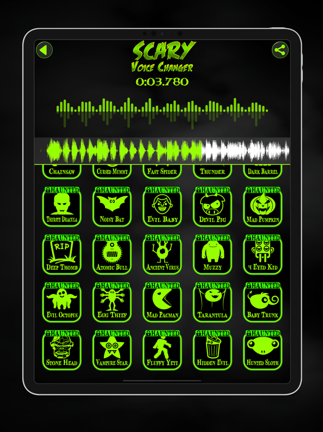 ‎Scary Voice Changer & Recorder Screenshot
