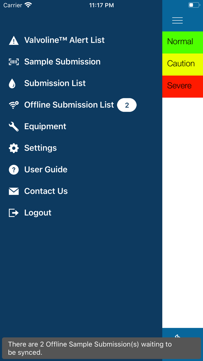 Valvoline Fluid Analysis