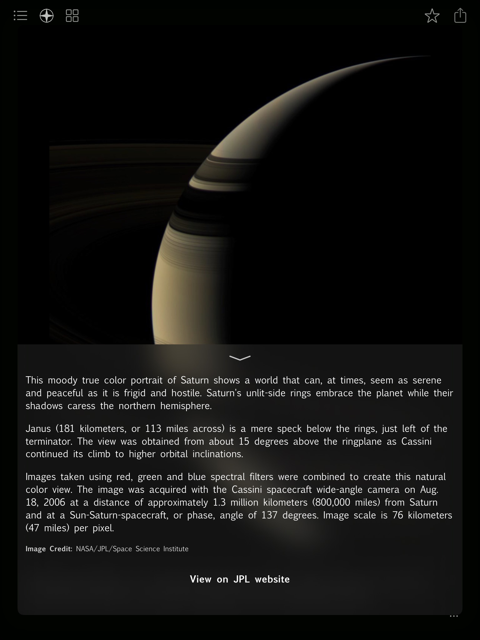 Cassini HD screenshot 3
