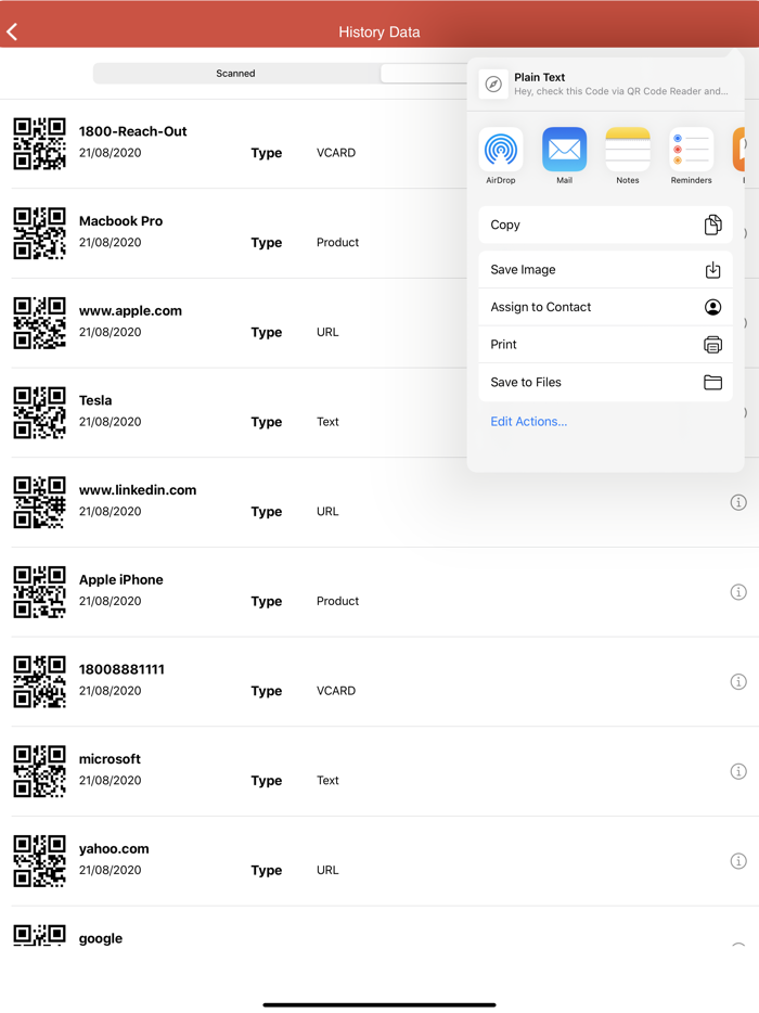 Advanced QR Code  Barcode PRO