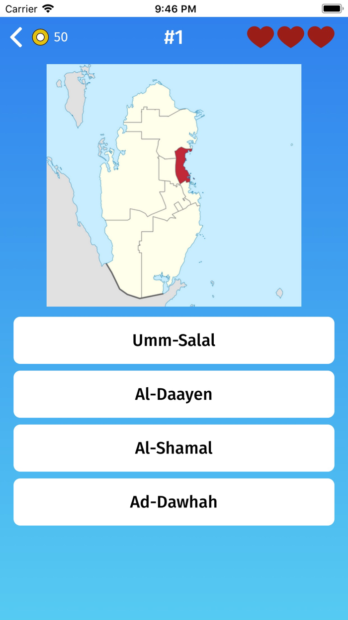 Qatar Municipalities Quiz