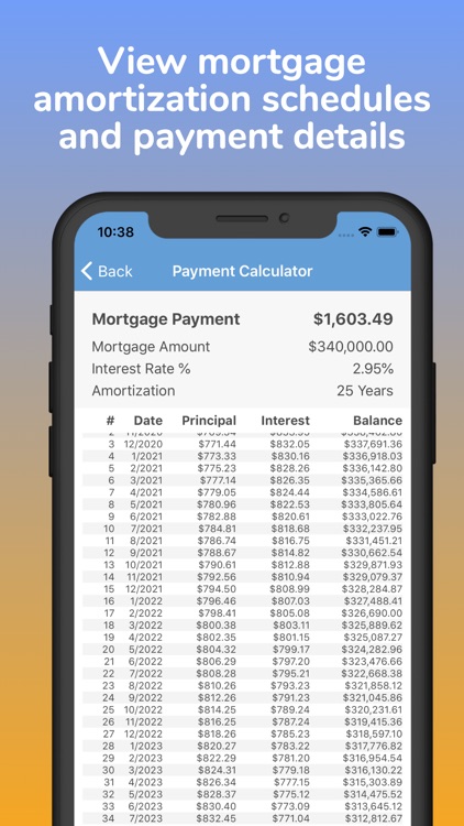 Mortgage Pal - Loan Calculator screenshot-5