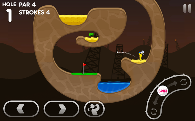 ‎Super Stickman Golf 3+ Screenshot