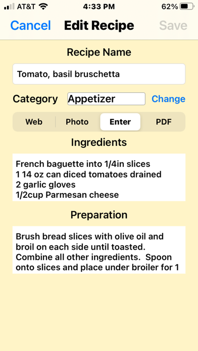 How to cancel & delete JustMyRecipes from iphone & ipad 3