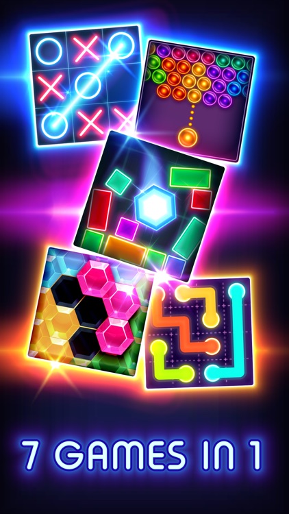 Tic Tac Toe Glow - Puzzle Game