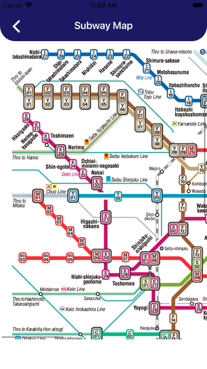 Tokyo Subway Map and Routes