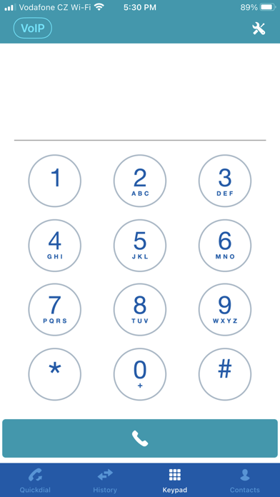 FracTELfone screenshot 2