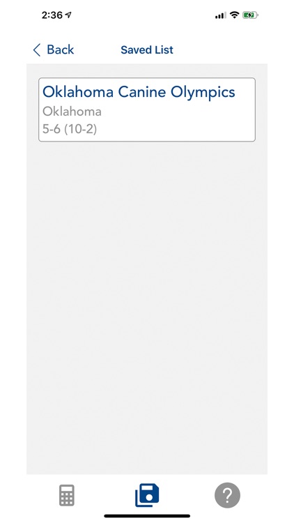 Ringside Calculator