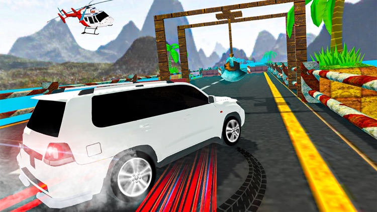 Prado Car Stunts Mega Ramp SUV