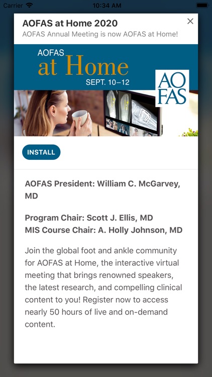 AOFAS Society App