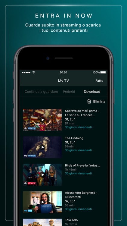 NOW: film, serie TV e sport