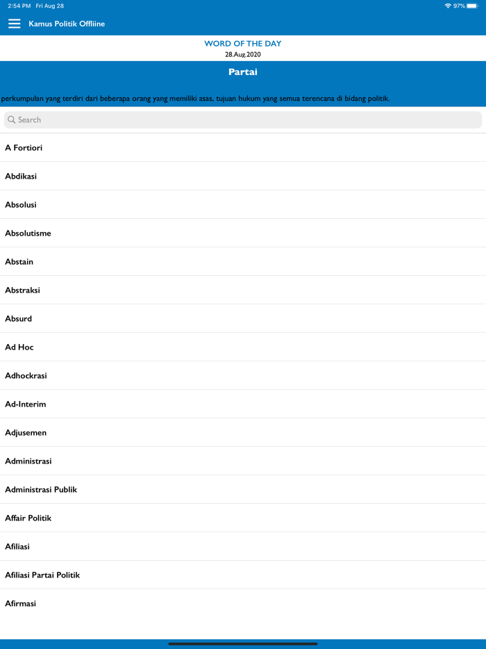 Kamus Politik Offline