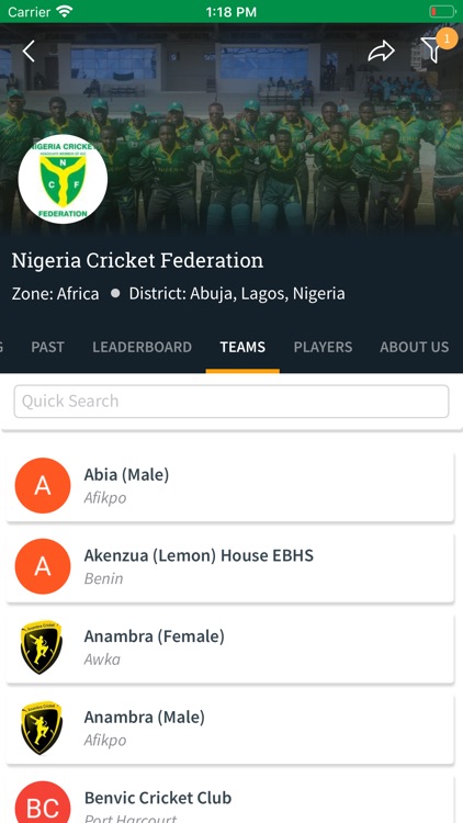 Nigeria Cricket Federation screenshot-3
