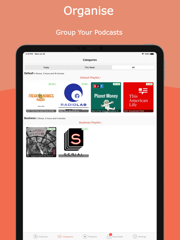 Podcast Player RSSRadio screenshot 2