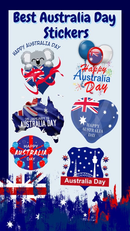 Australia Day Emoji Stickers