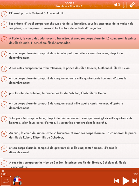 Bible Audio mp3 Pro : Français screenshot 3