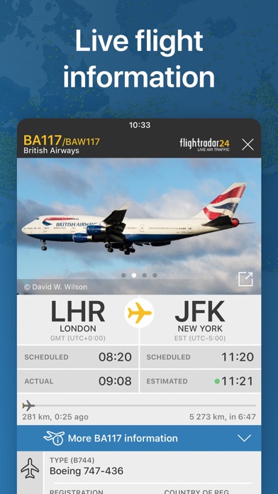 Flightradar24 | Flight Tracker app screenshot 2 by Flightradar24 AB - appdatabase.net