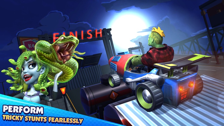 Street Monster Kart Race Rush screenshot-7