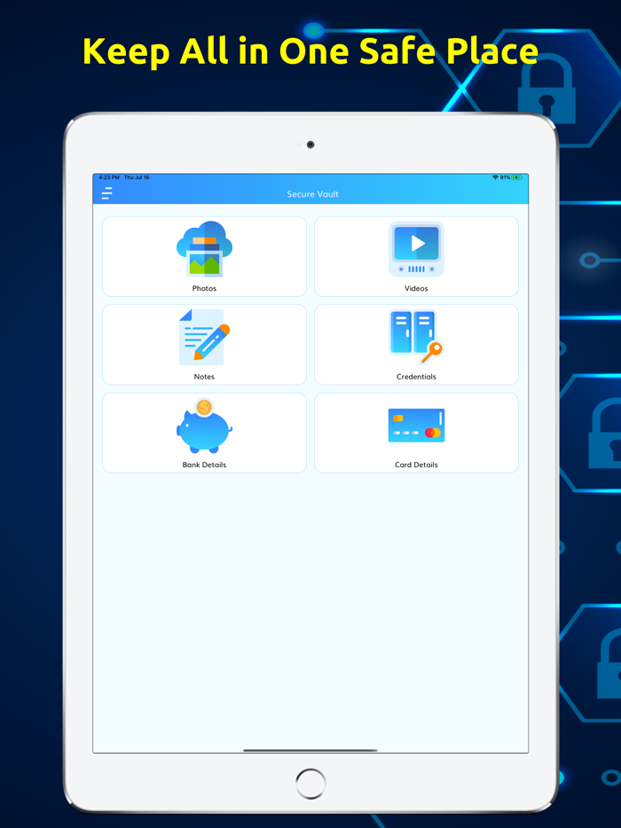 Secure Vault - Keep All Safe