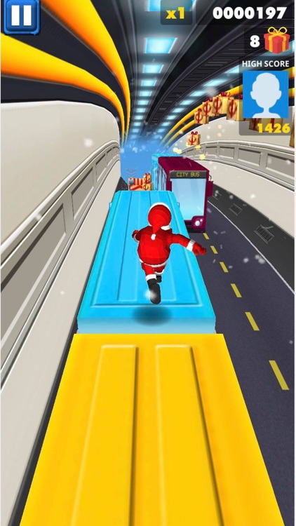 Santa's Christmas Subway Run screenshot-3