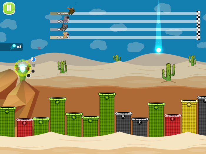 Animal Racing - 4 Players