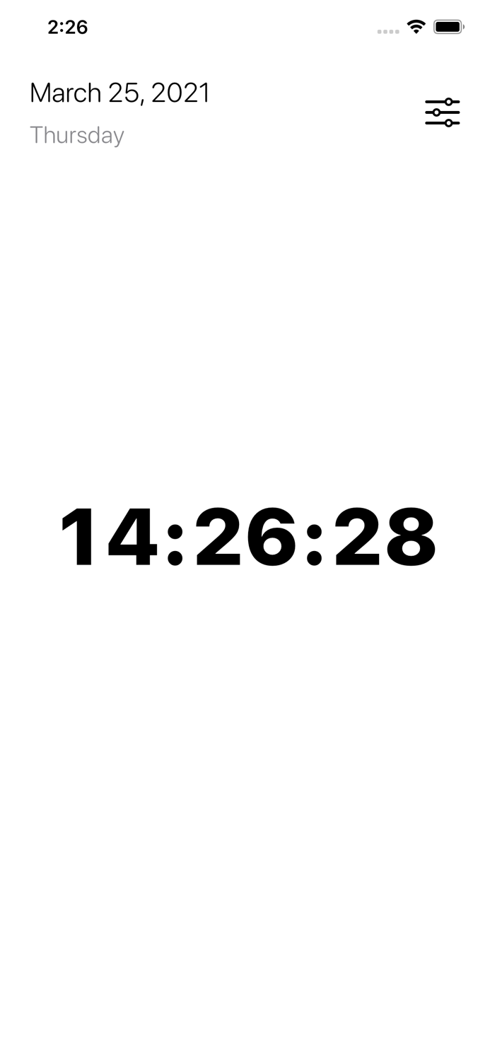 Minimal Clock - Analog Clock