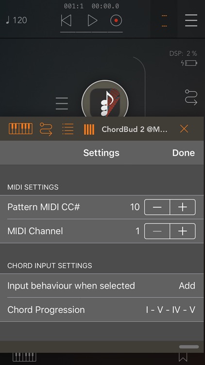 ChordBud 2 AUv3 MIDI Sequencer