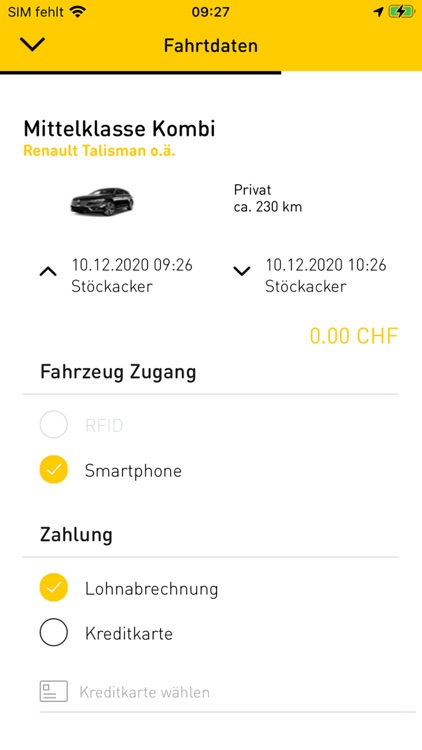 Post Corporate CarSharing screenshot-4