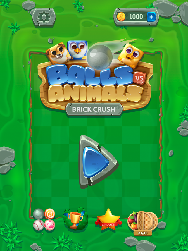 Balls Vs Animals: Brick Crush, game for IOS